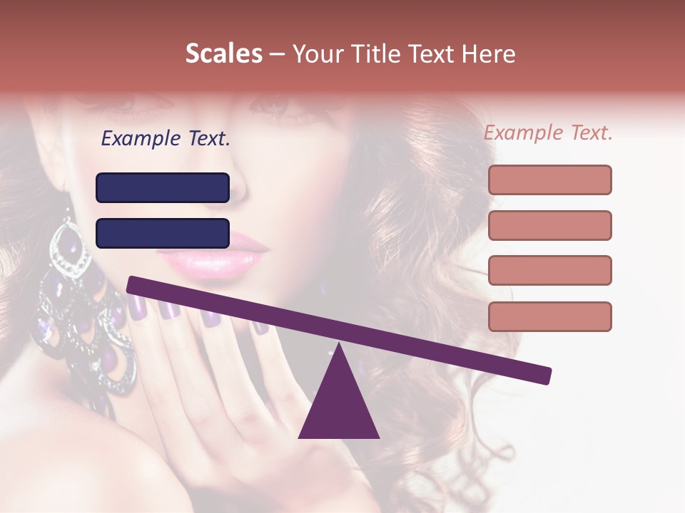 Fashion Close Up Beauty PowerPoint Template