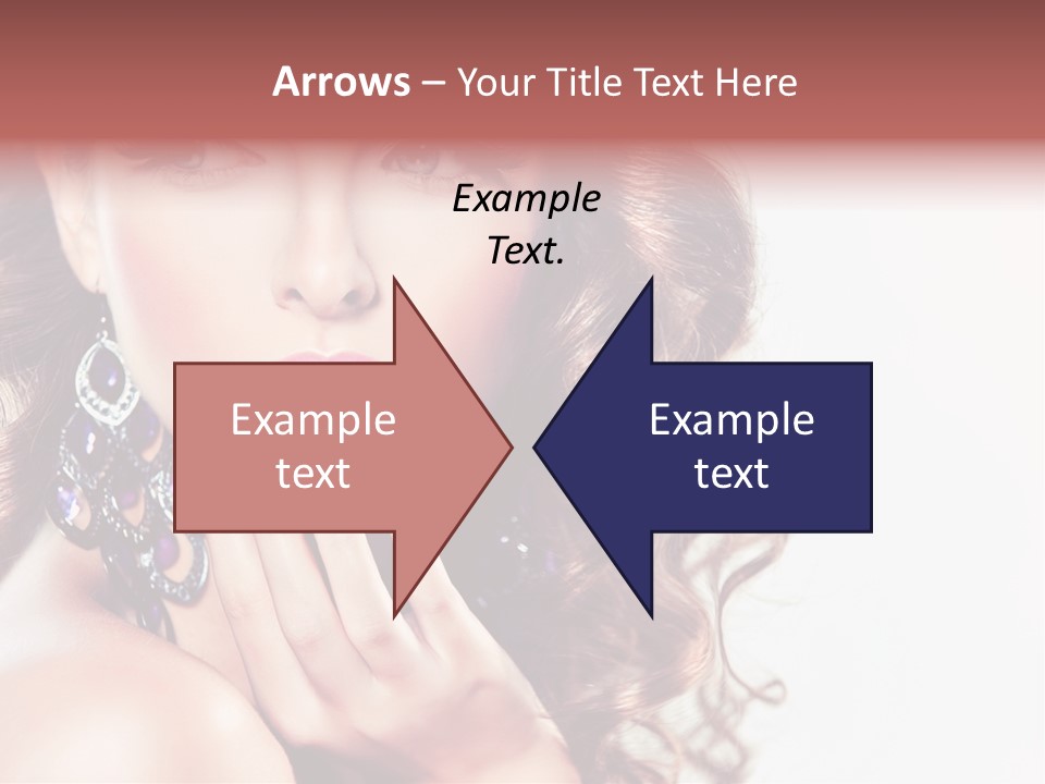 Fashion Close Up Beauty PowerPoint Template