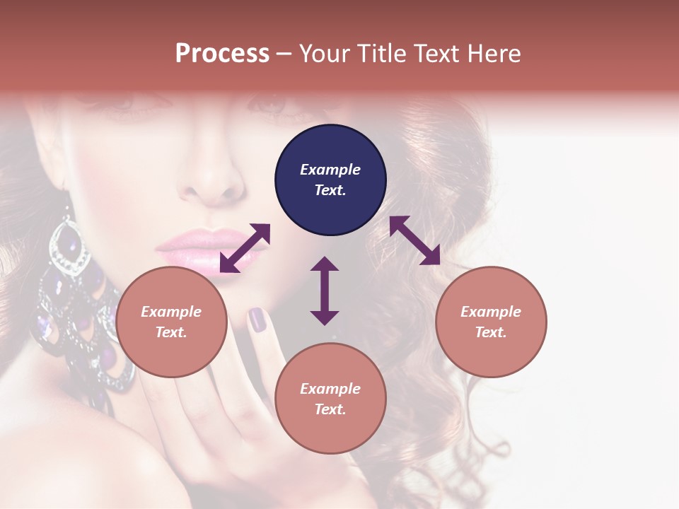 Fashion Close Up Beauty PowerPoint Template
