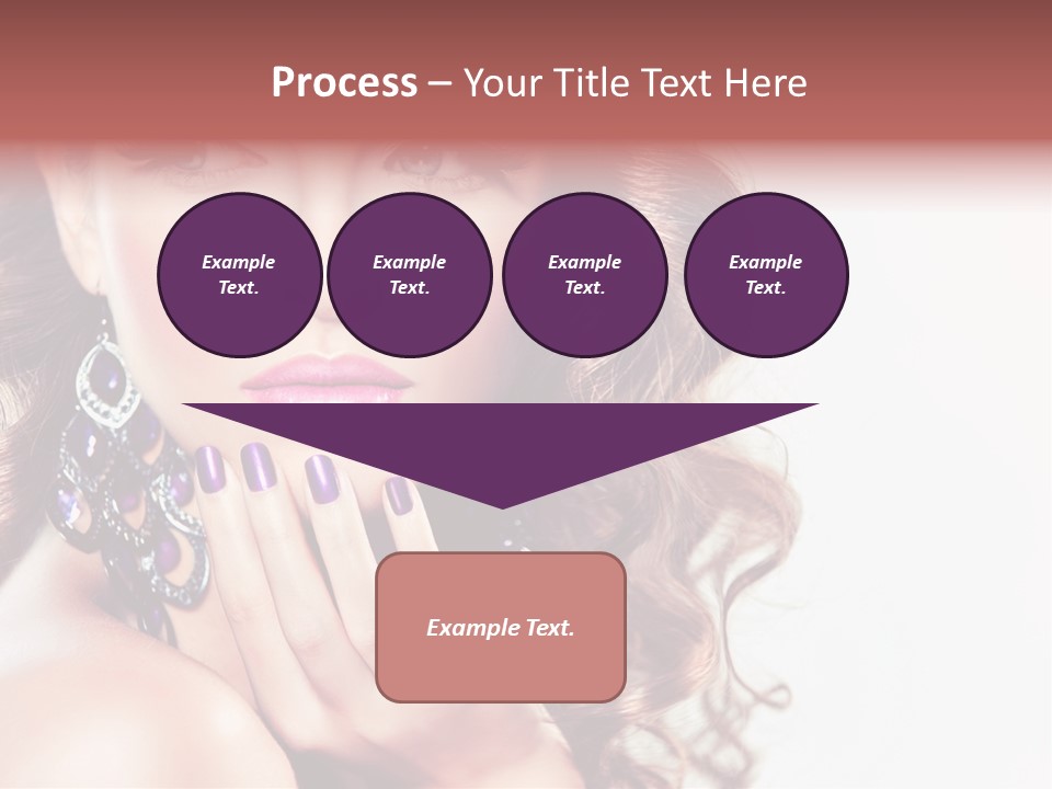 Fashion Close Up Beauty PowerPoint Template