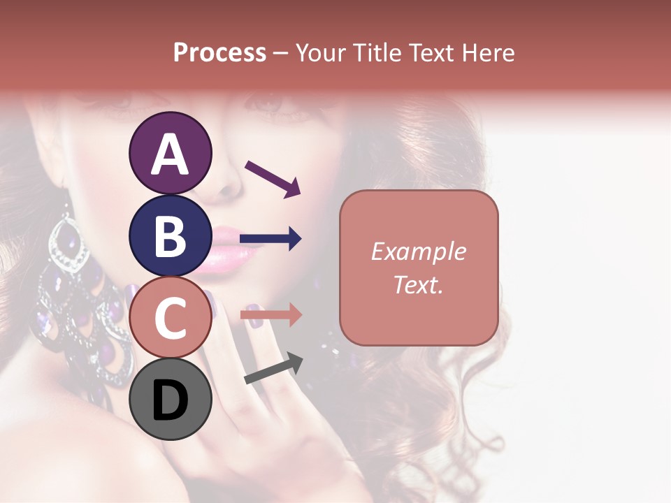 Fashion Close Up Beauty PowerPoint Template