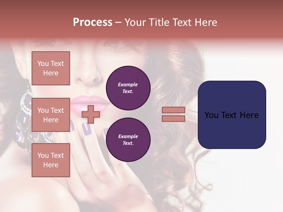 Fashion Close Up Beauty PowerPoint Template