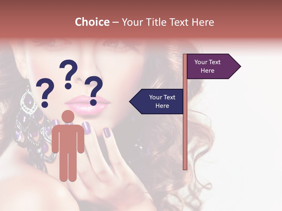 Fashion Close Up Beauty PowerPoint Template