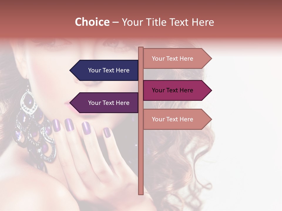 Fashion Close Up Beauty PowerPoint Template