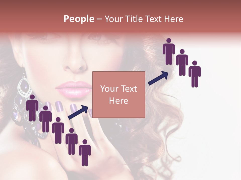 Fashion Close Up Beauty PowerPoint Template