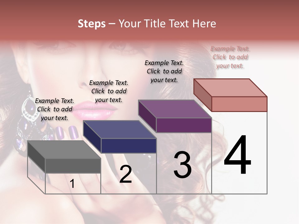 Fashion Close Up Beauty PowerPoint Template