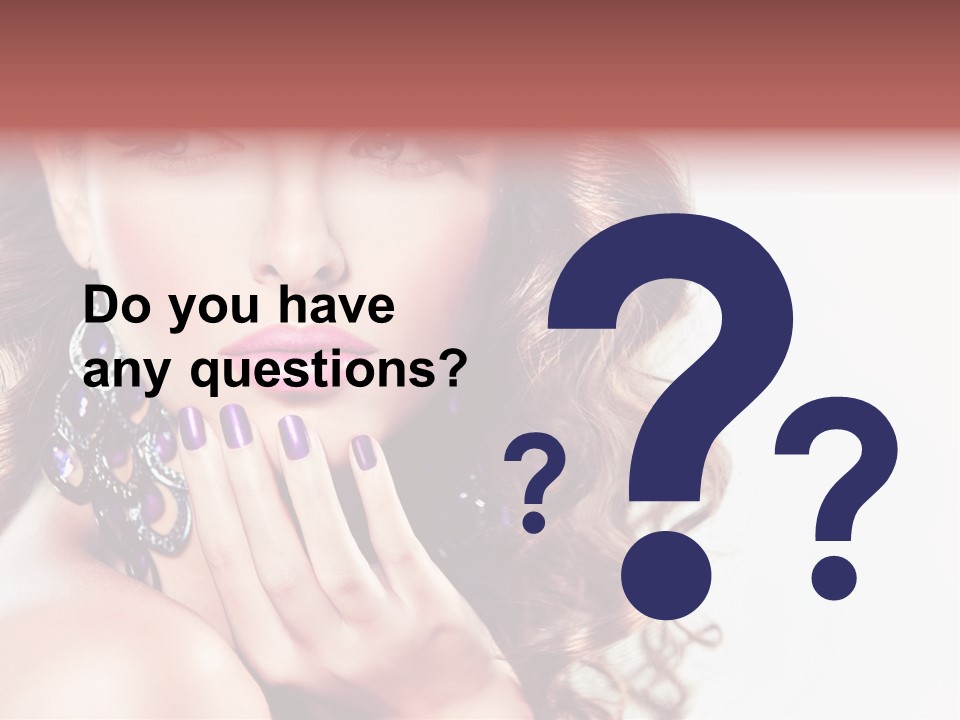 Fashion Close Up Beauty PowerPoint Template