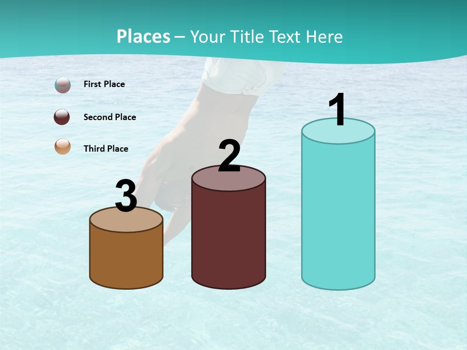 Vacation Beach Maldives PowerPoint Template