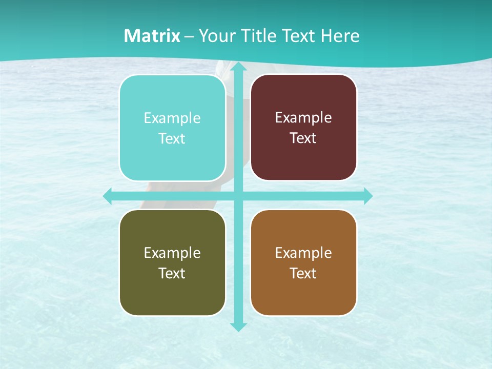Vacation Beach Maldives PowerPoint Template