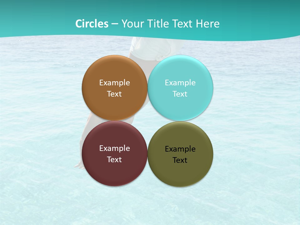 Vacation Beach Maldives PowerPoint Template