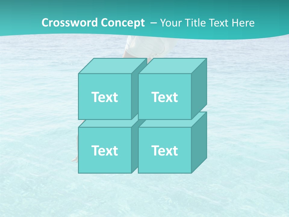 Vacation Beach Maldives PowerPoint Template