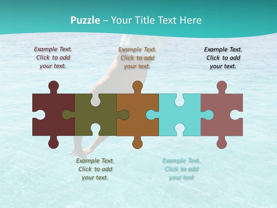 Vacation Beach Maldives PowerPoint Template