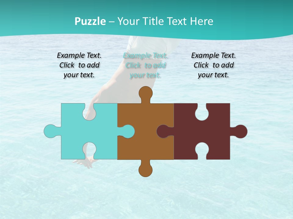 Vacation Beach Maldives PowerPoint Template