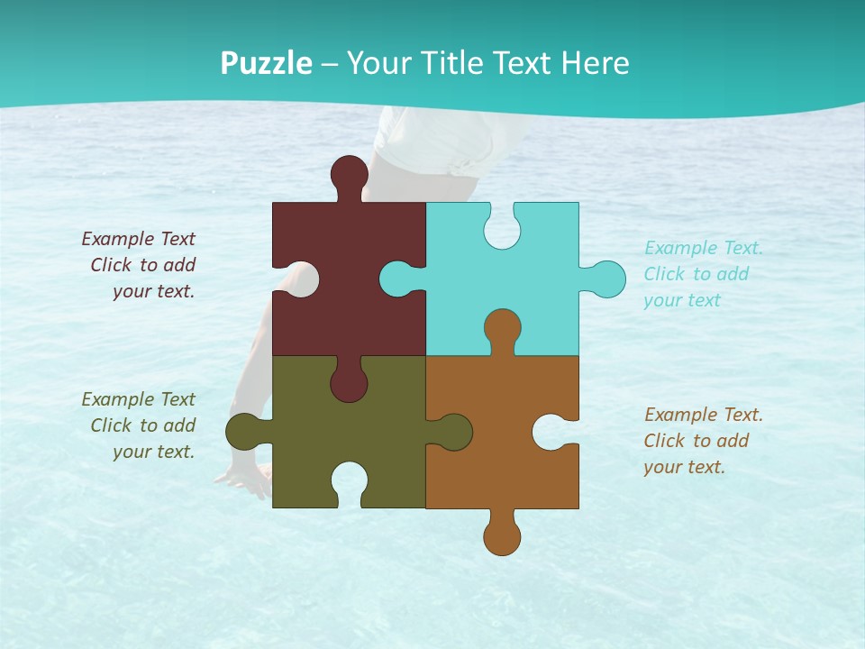 Vacation Beach Maldives PowerPoint Template