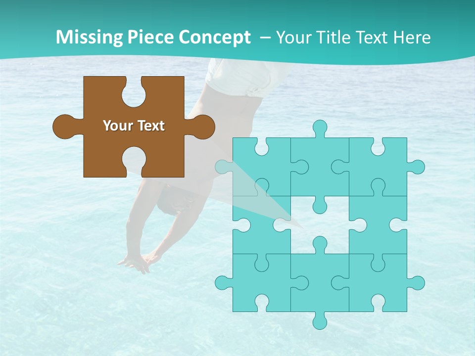 Vacation Beach Maldives PowerPoint Template