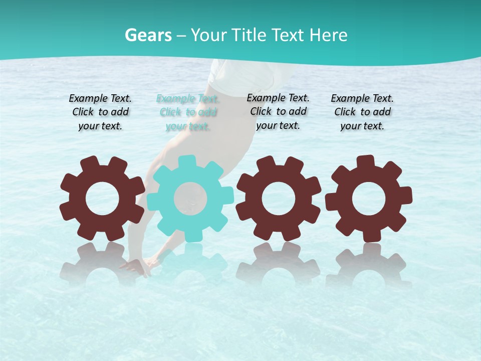 Vacation Beach Maldives PowerPoint Template