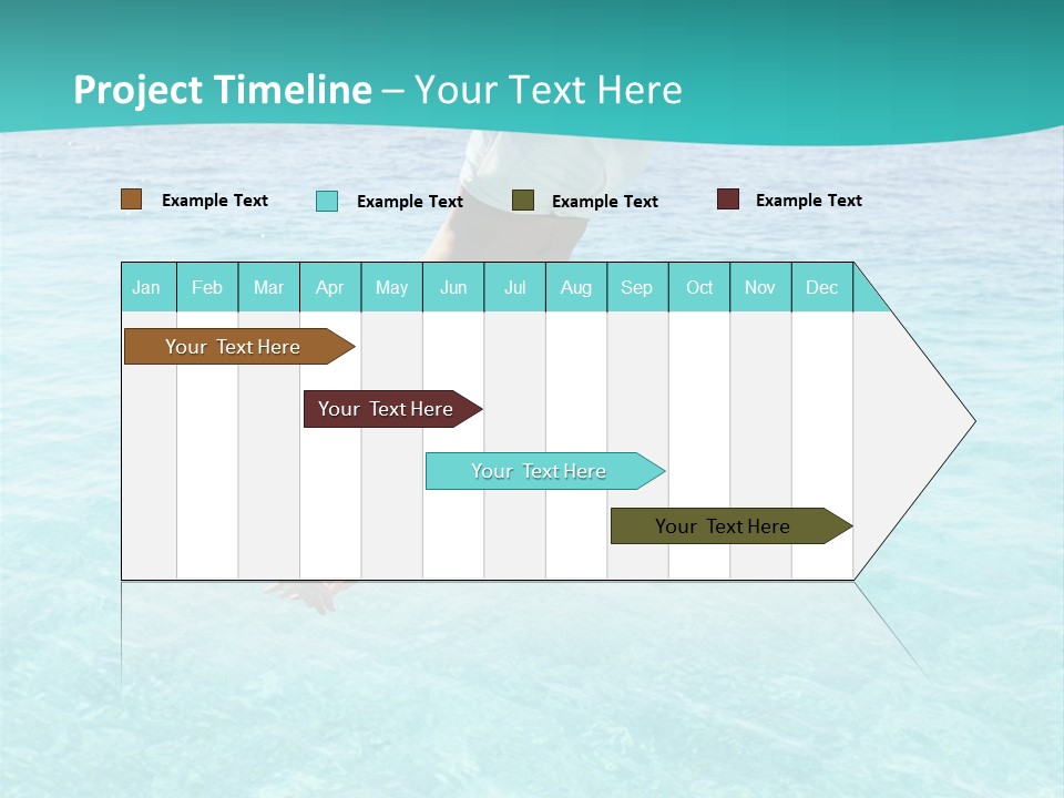 Vacation Beach Maldives PowerPoint Template