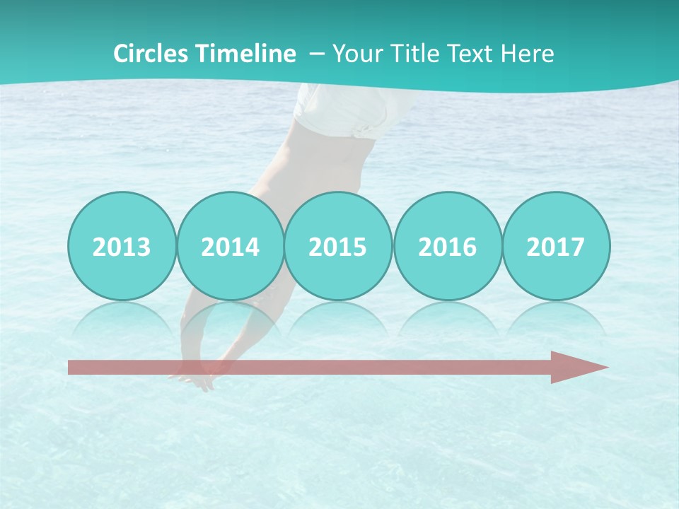 Vacation Beach Maldives PowerPoint Template