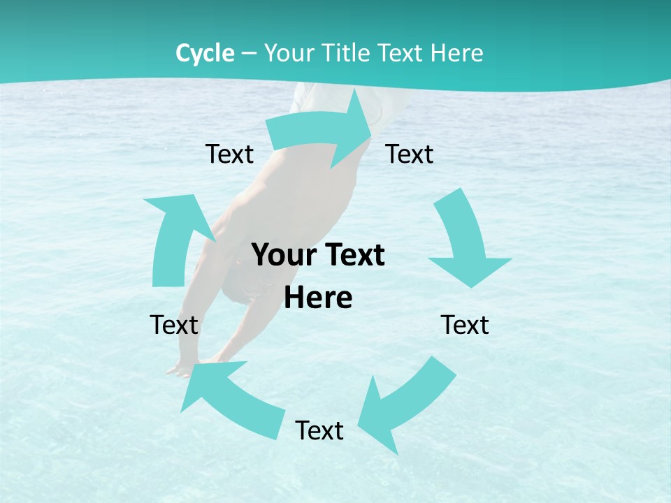 Vacation Beach Maldives PowerPoint Template