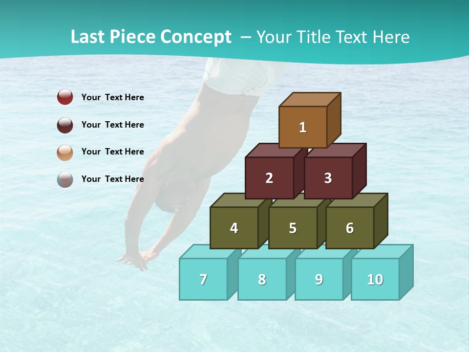 Vacation Beach Maldives PowerPoint Template