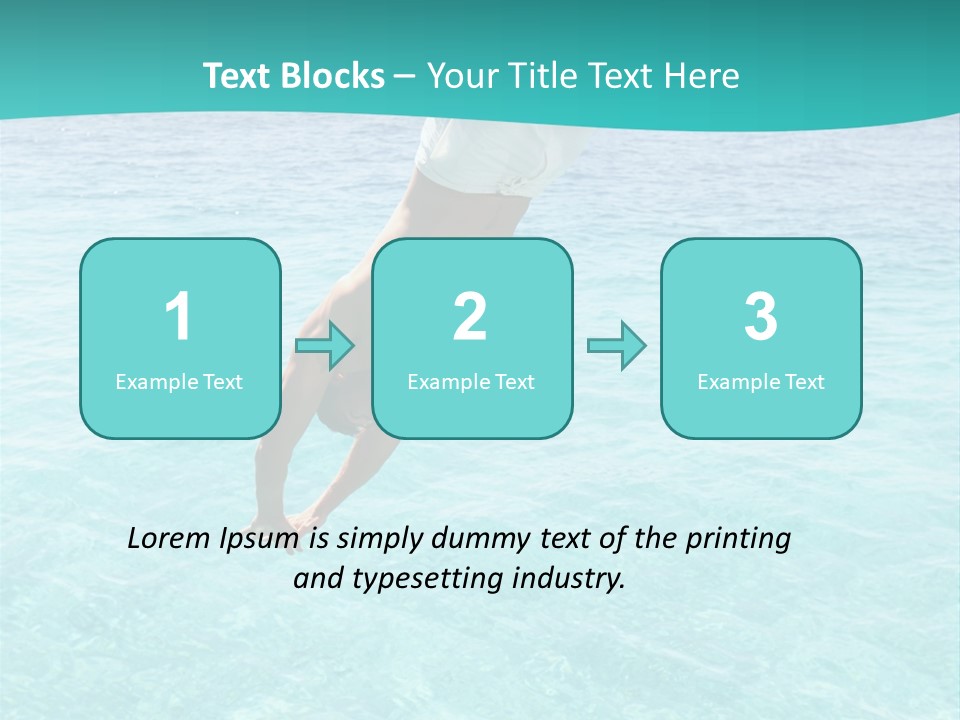 Vacation Beach Maldives PowerPoint Template