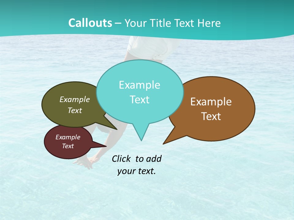 Vacation Beach Maldives PowerPoint Template