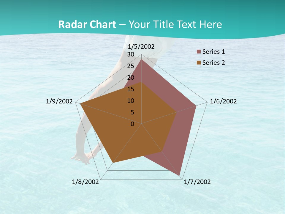 Vacation Beach Maldives PowerPoint Template