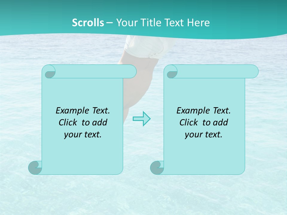 Vacation Beach Maldives PowerPoint Template