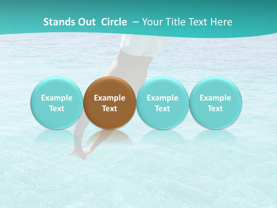 Vacation Beach Maldives PowerPoint Template
