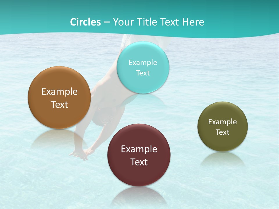 Vacation Beach Maldives PowerPoint Template