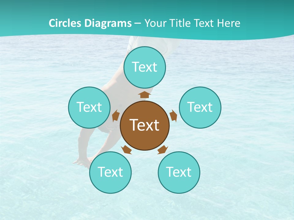 Vacation Beach Maldives PowerPoint Template