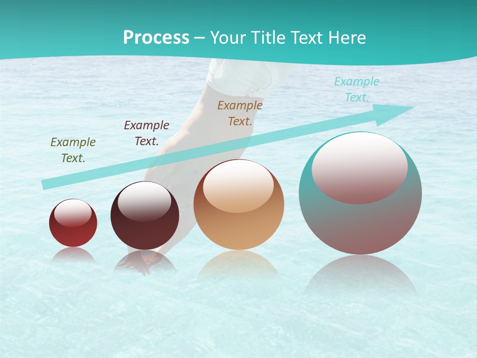 Vacation Beach Maldives PowerPoint Template