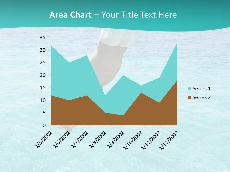Vacation Beach Maldives PowerPoint Template