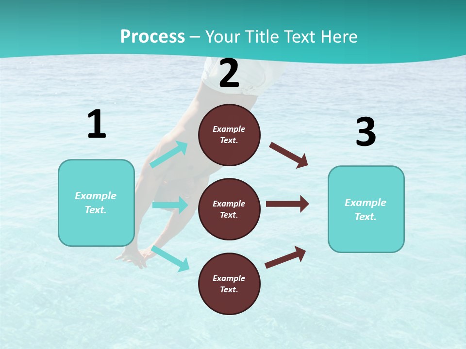 Vacation Beach Maldives PowerPoint Template