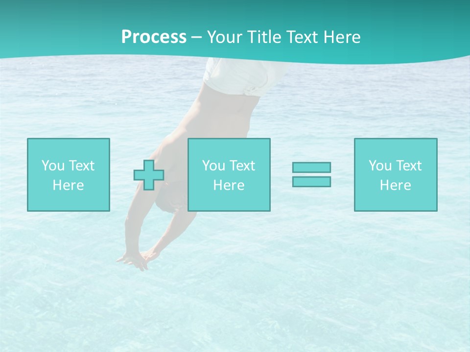 Vacation Beach Maldives PowerPoint Template