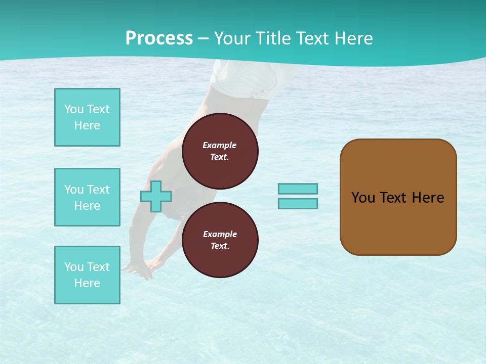 Vacation Beach Maldives PowerPoint Template