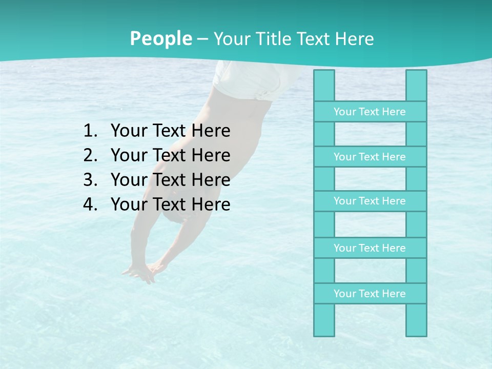 Vacation Beach Maldives PowerPoint Template