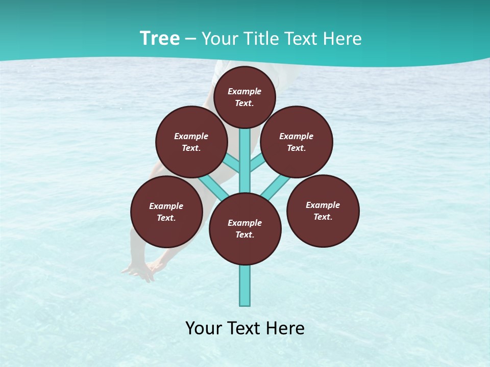Vacation Beach Maldives PowerPoint Template