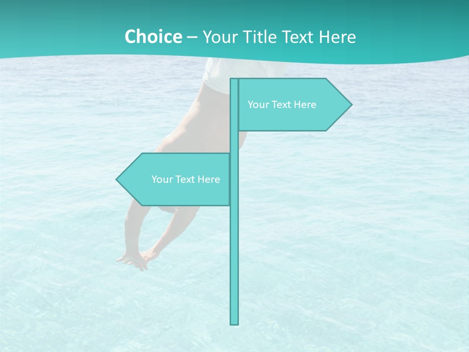 Vacation Beach Maldives PowerPoint Template