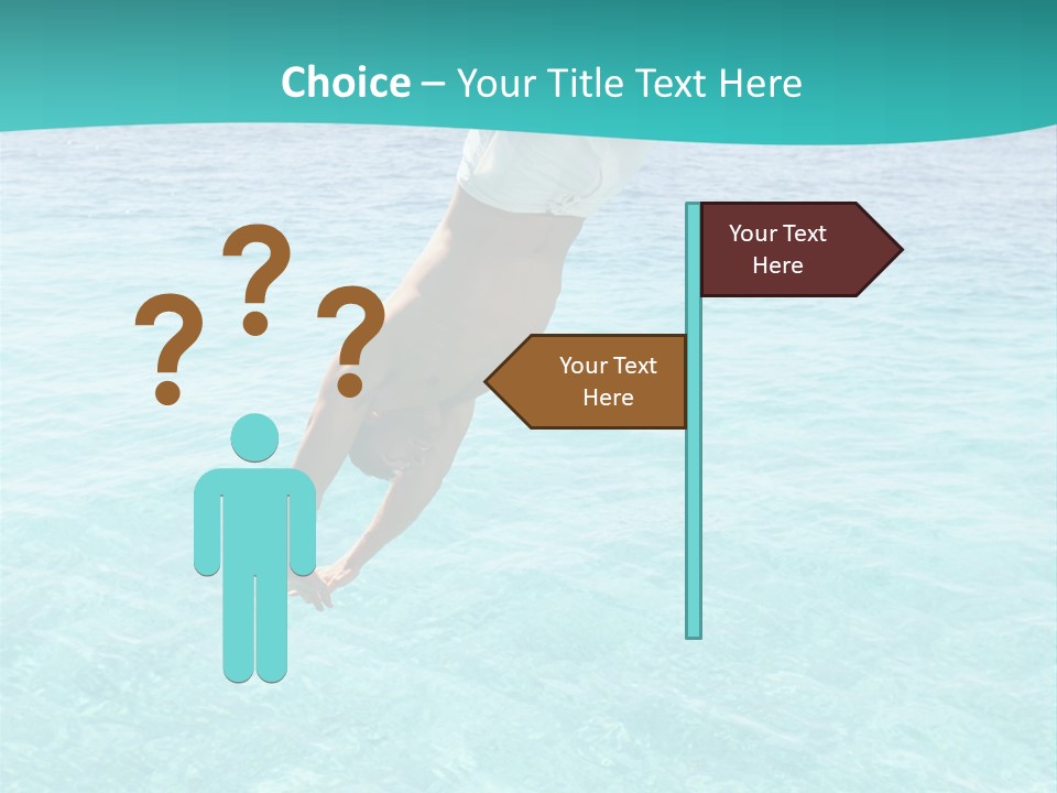 Vacation Beach Maldives PowerPoint Template