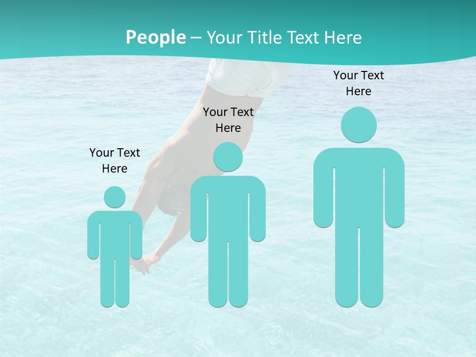 Vacation Beach Maldives PowerPoint Template
