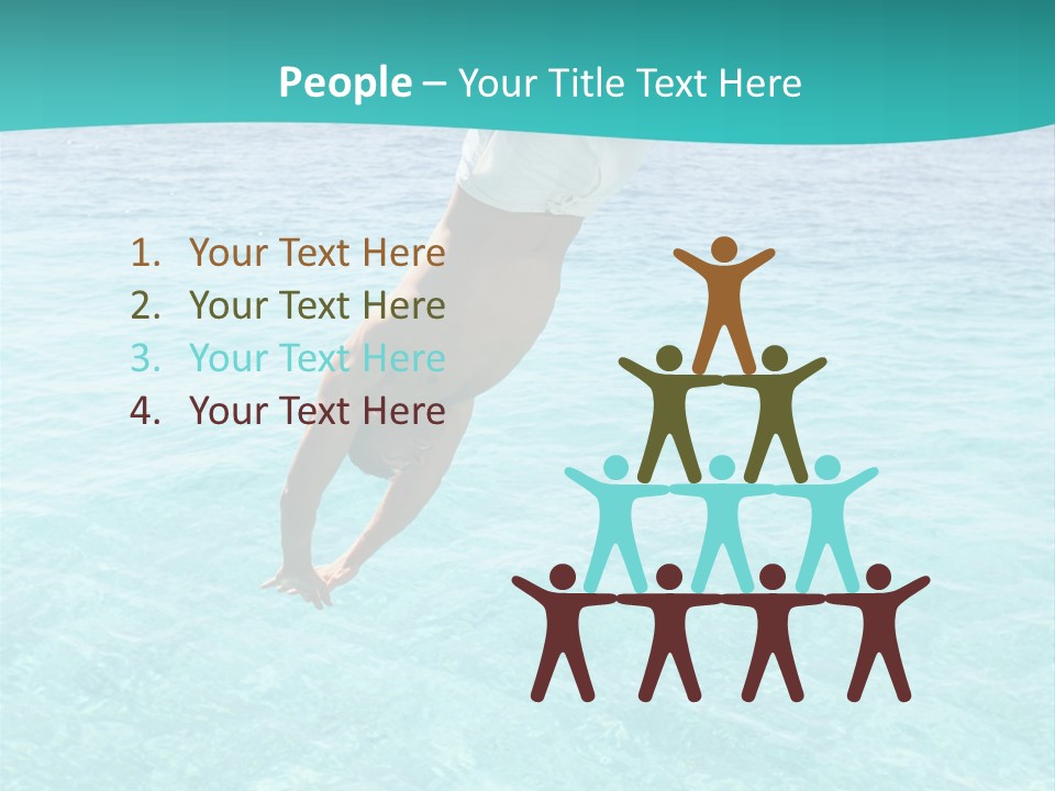 Vacation Beach Maldives PowerPoint Template