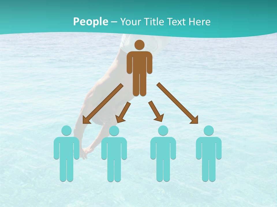 Vacation Beach Maldives PowerPoint Template
