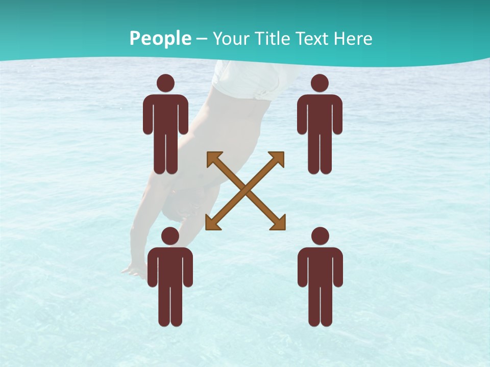 Vacation Beach Maldives PowerPoint Template