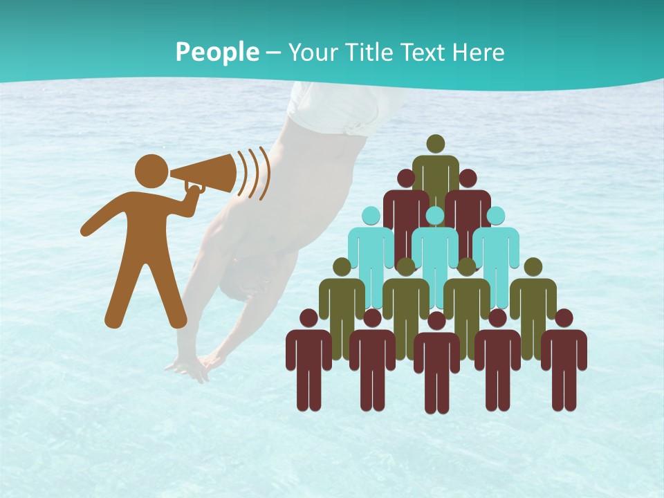 Vacation Beach Maldives PowerPoint Template
