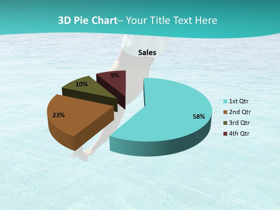 Vacation Beach Maldives PowerPoint Template