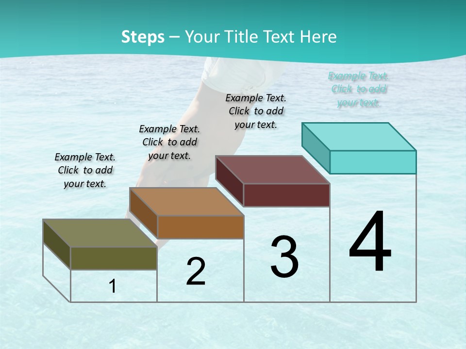 Vacation Beach Maldives PowerPoint Template