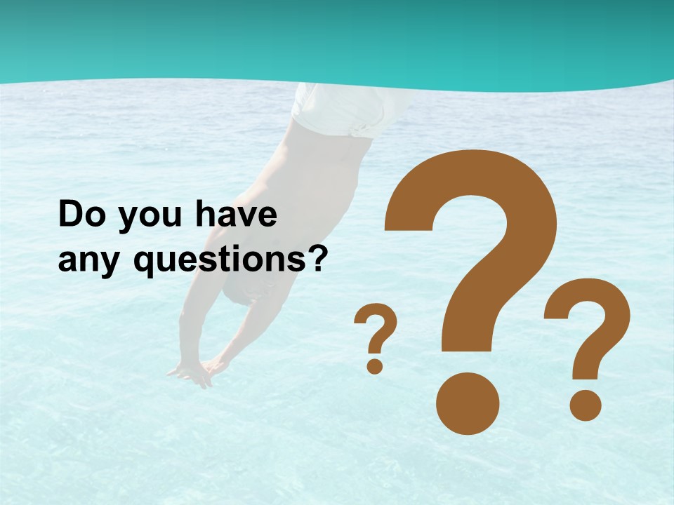 Vacation Beach Maldives PowerPoint Template