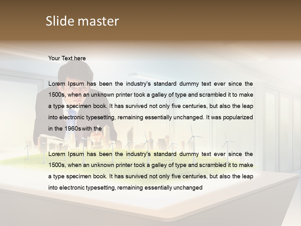 Click Nature Group PowerPoint Template