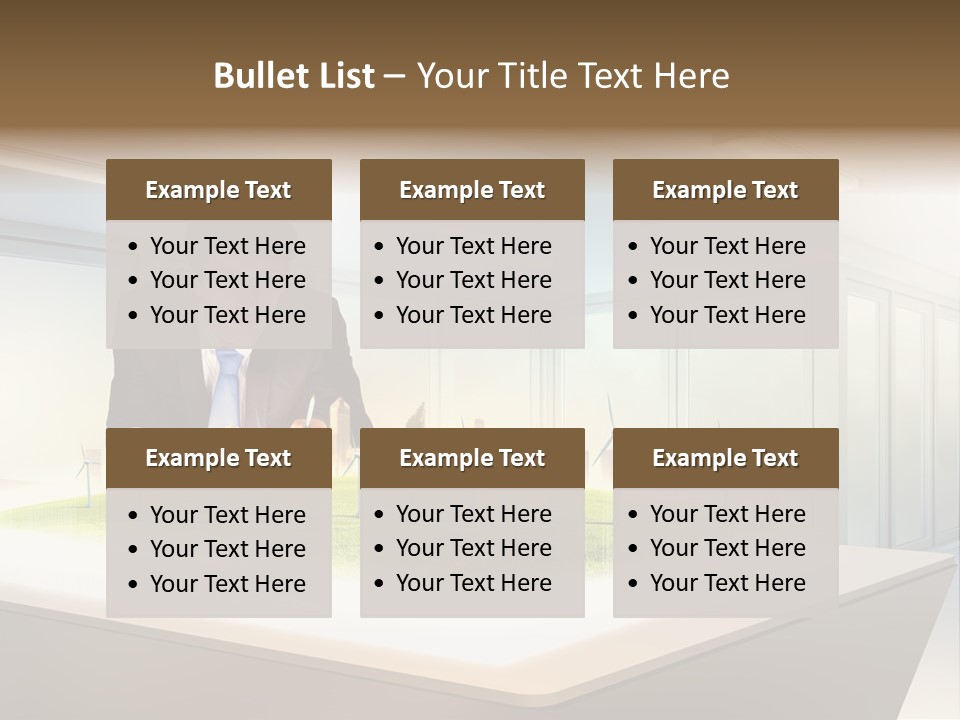 Click Nature Group PowerPoint Template